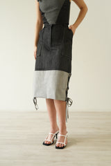 Alt Skirt - Black Denim