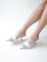 Doree Heels - White