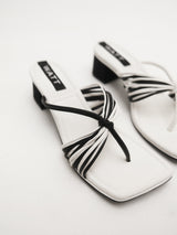 Cross Heel - Black And White